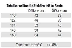 lavandes.cz Dětské Triko na doma, červená, 110