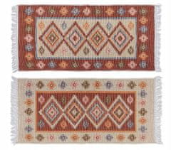 Multi Decor Plochý tkaný koberec Kilim s terra třásněmi 60x120 cm