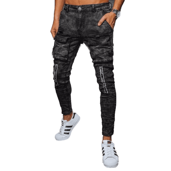 Dstreet Pánské džínové kalhoty OLA černé ux3580