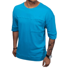 Dstreet Pánské tričko IDRA chrpově modré rx4635z M