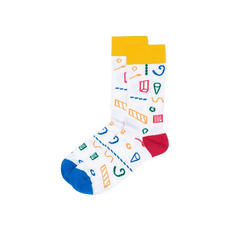 OMBRE Pánské ponožky ANNIS bílé MDN116090 39-42