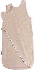 Bellochi Spací pytel pro miminko na spaní, (nastavitelný 0-6/6-12m) CUDDLY MUSLIN BEIGE