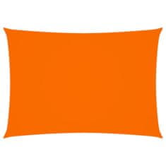 Greatstore Stínící plachta oxfordská látka obdélníková 3,5 x 5 m oranžová
