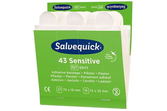 CEDERROTH Citlivé omítky Cederroth Salvequick, 43 ks.