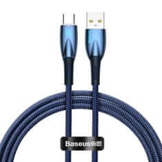 shumee Glimmer USB-A - USB-C rychlonabíjecí kabel 1m - modrý