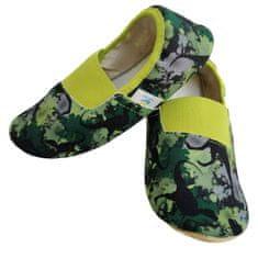 Copa cop Textilní pantofle zelené Dino, 26