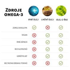 Blendea Vegan Omega 3, 100 % rostlinné, 60 kapslí