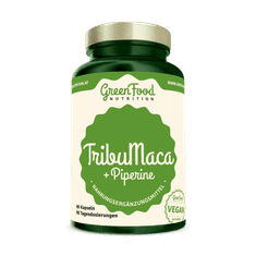 GreenFood Nutrition TribuMaca + Piperine 90 kapslí