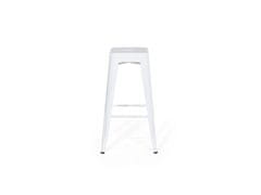 Beliani Sada 2 barové stoličky 76 cm bílé CABRILLO