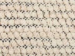 Beliani Bavlněný polštář 45 x 45 cm béžový HOWEA