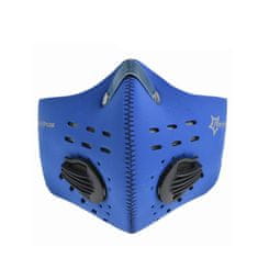 Northix Tréninková maska - Omezte příjem kyslíku - Modrá 