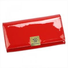 Gregorio Osobitá dámská dlouhá kožená peněženka Elvíra, červená