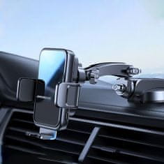 shumee Automatický držák do auta s 15W indukční nabíječkou pro čelní sklo kokpitu - černý