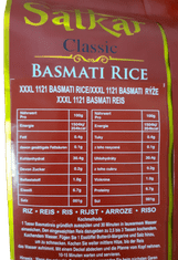 SATKAR Basmati Rýže - Extra dlouhá XXXL 1121 - 5 kg 