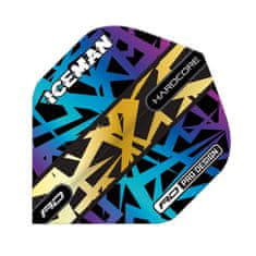 RED DRAGON Letky Gerwyn Price Iceman Hardcore Premium - Rainbow & Gold RF6826