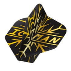 RED DRAGON Letky Gerwyn Price Iceman Hardcore - Snowflake - Gold RF6844