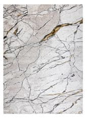 Dywany Łuszczów Kusový koberec Gloss 529A 53 3D mramor ivory/beige 80x150