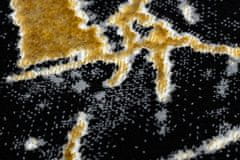 Dywany Łuszczów AKCE: 180x270 cm Kusový koberec Gloss 529A 82 3D mramor black/grey 180x270