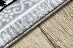 Dywany Łuszczów Kusový koberec Gloss 8490 52 Ornament ivory/grey 80x150
