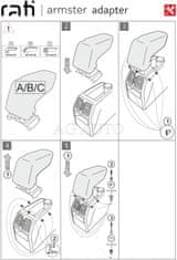 Rati Loketní opěrka Armster 3, Opel Zafira B, 2005-2007