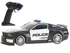 Mikro Trading R/C auto policie 33 cm 1:12 plná funkce na baterie se světlem 2.4GHz v krabičce