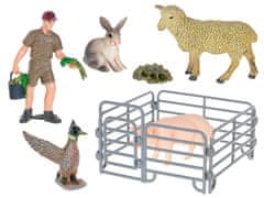 Mikro Trading Zoolandia ovce s prasetem a doplňky v krabičce
