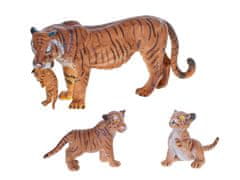 Mikro Trading Zoolandia tygr s mláďaty v krabičce