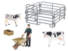 Mikro Trading Zoolandia kráva s telátkem a doplňky