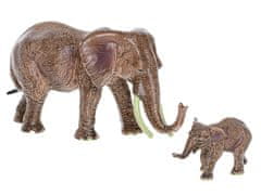 Mikro Trading Zoolandia slonice s mládětem v krabičce