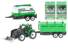 Mikro Trading Traktor nakladač a dvě vlečky - 17 cm