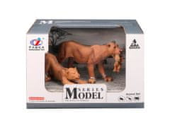 Mikro Trading Zoolandia lvice s mláďaty 8,5-13 cm v krabičce
