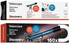 Levenhuk Discovery Spark 809 EQ Telescope with book - použité