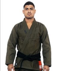 Tatami Fightwear Kimono na BJJ Tatami Elements Superlite Gi khaki + Bílý pásek zdarma