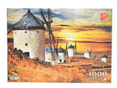 Mikro Trading Puzzle 70x50 cm Větrné mlýny 1000 dílků v krabičce