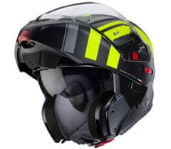 Caberg Helma na moto Horus X Road matt gun metal/black/yellow fluo vel. M