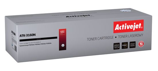 shumee Toner Activejet ATK-3160N (náhrada za Kyocera TK-3160; Supreme; 12 500 stran; černá)