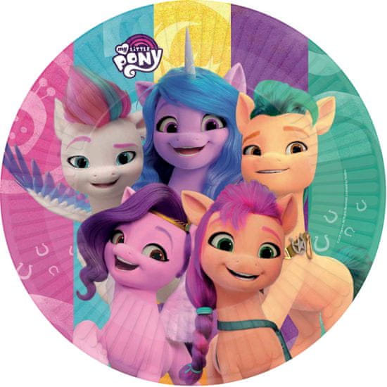 Amscan Papírový talíř na párty 8ks 23cm My Little Pony