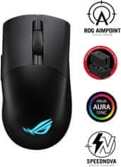 ASUS ROG Keris Wireless Aimpoint, černá (90MP02V0-BMUA00)