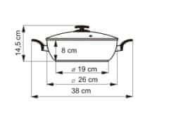 Kolimax Pánev Cerammax Pro Comfort se skleněnou poklicí, průměr 26 cm