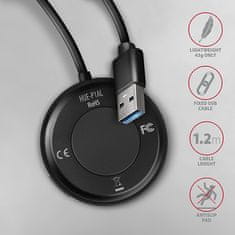 HUE-P1AL, 4x USB 3.2 Gen 1 ROUND hub, micro USB napájecí konektor, kabel USB-A 1.2m