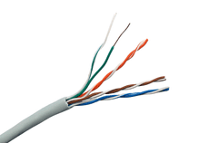 Datový kabel UTP 4x(2x24AWG), Cat.5e, drát