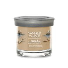 Yankee Candle Aromatická svíčka Signature tumbler malý Amber & Sandalwood 122 g