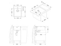 Alveus PURE 10 KMB 405x525 mm F