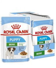 shumee ROYAL CANIN SHN Mini Puppy v omáčce - mokré krmivo pro štěňata - 12X85 g