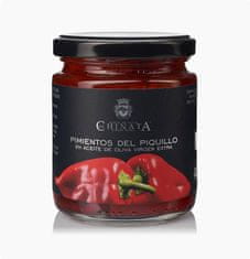 La Chinata "Piquillo" Papričky S Extra Panenským Olivovým Olejem