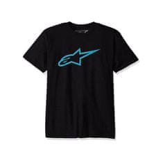 Alpinestars tričko Ageless Classic TEE - Black/Turquise (Černé), M