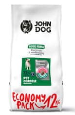 shumee John Dog GOOD Dospělé kuře s hovězím masem 12 kg