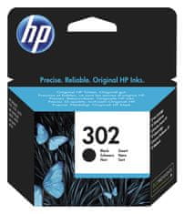 shumee Černá inkoustová kazeta HP HP 302, HP302=F6U66AE, 190 stran, 3,5 ml