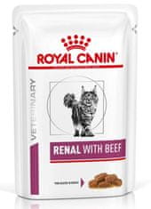 shumee Royal Canin Vet Renal Kočka s hovězím masem 12x85g