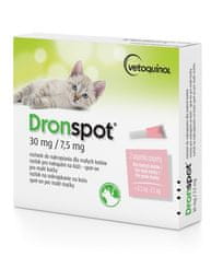 shumee Vetoquinol DRONSPOT pro malé kočky (0,5-2,5 kg)